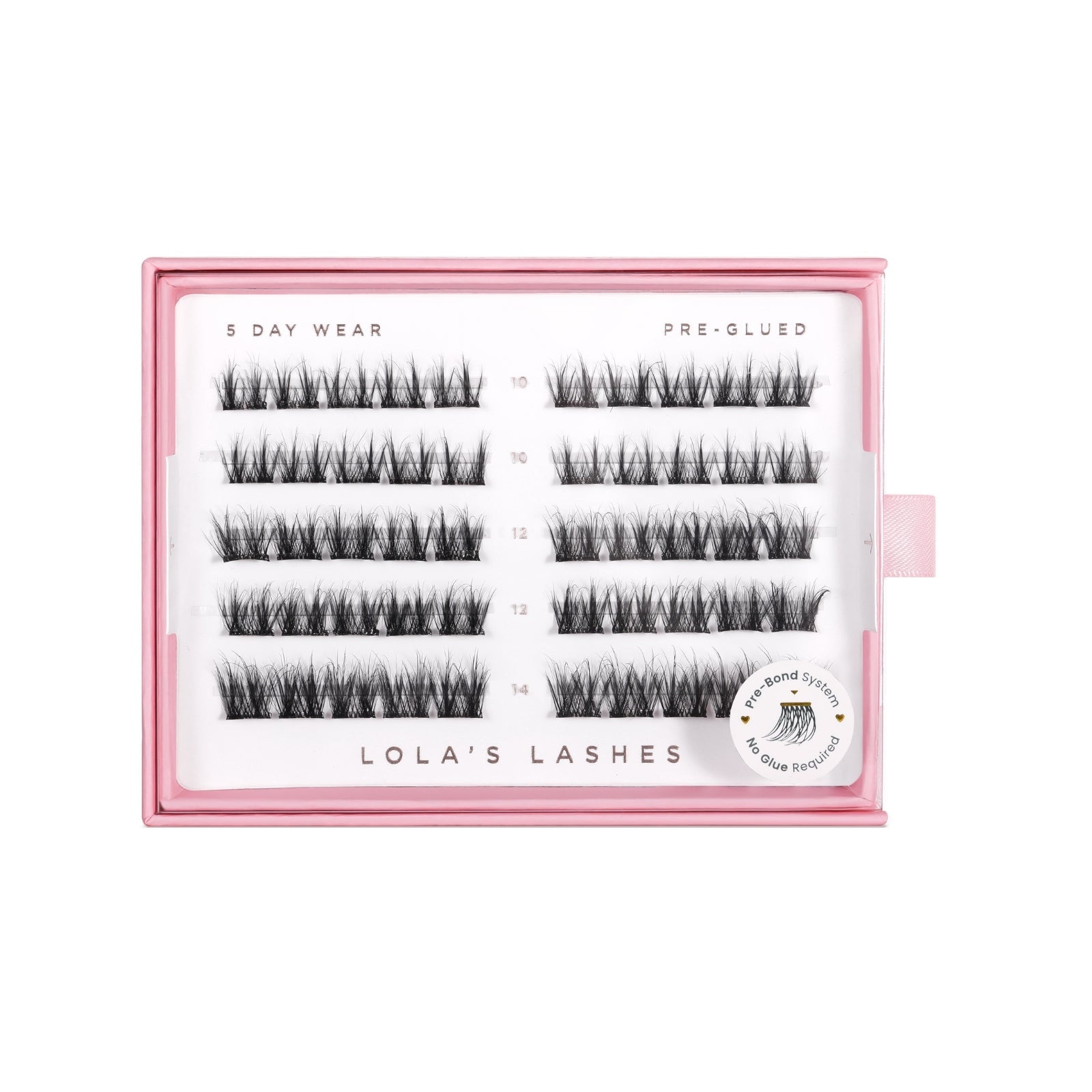 Sanft definierende, vorgeklebte Wimpern